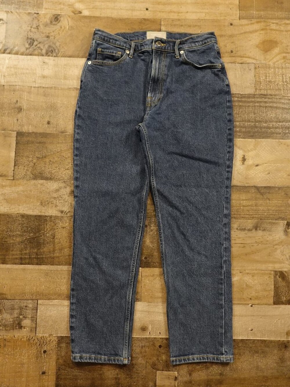 Everlane Original Cheeky Jeans Women’s 29 Blue High Rise Organic Cotton